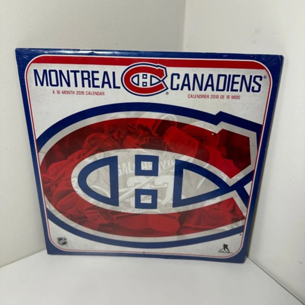 Montreal Canadiens 2018  16 month calendar Sealed